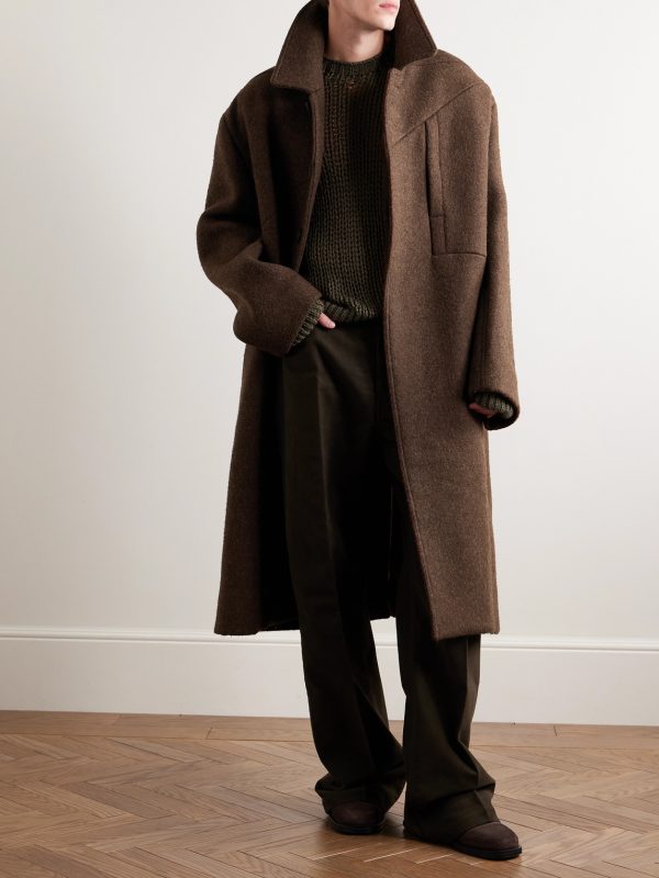 + Bonotto Oversized Melton Wool Coat - OU + Bonotto Oversized Melton Wool Coat - OU