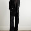 Slim-Fit Double-Breasted Wool Blazer - OU