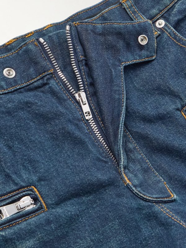 Straight-Leg Biker Jeans - E1 Straight-Leg Biker Jeans - E1