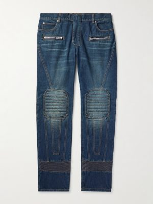 Straight-Leg Biker Jeans Straight-Leg Biker Jeans