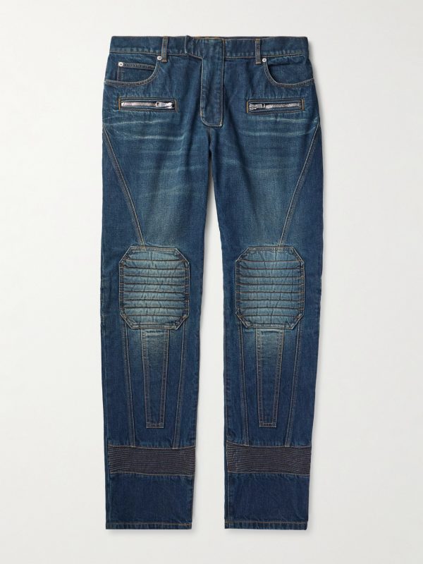 Straight-Leg Biker Jeans Straight-Leg Biker Jeans