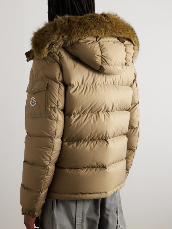 Mayaf Plush-Trimmed Quilted Shell Down Jacket - BK Mayaf Plush-Trimmed Quilted Shell Down Jacket - BK