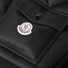 Logo-Appliquéd Quilted Wool-Flannel Hooded Down Jacket - E1