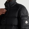 Logo-Appliquéd Quilted Wool-Flannel Hooded Down Jacket - E2