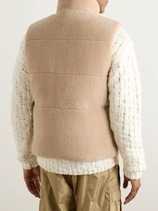 Colbricon Reversible Quilting Fleece and Shell Down Vest - BK Colbricon Reversible Quilting Fleece and Shell Down Vest - BK