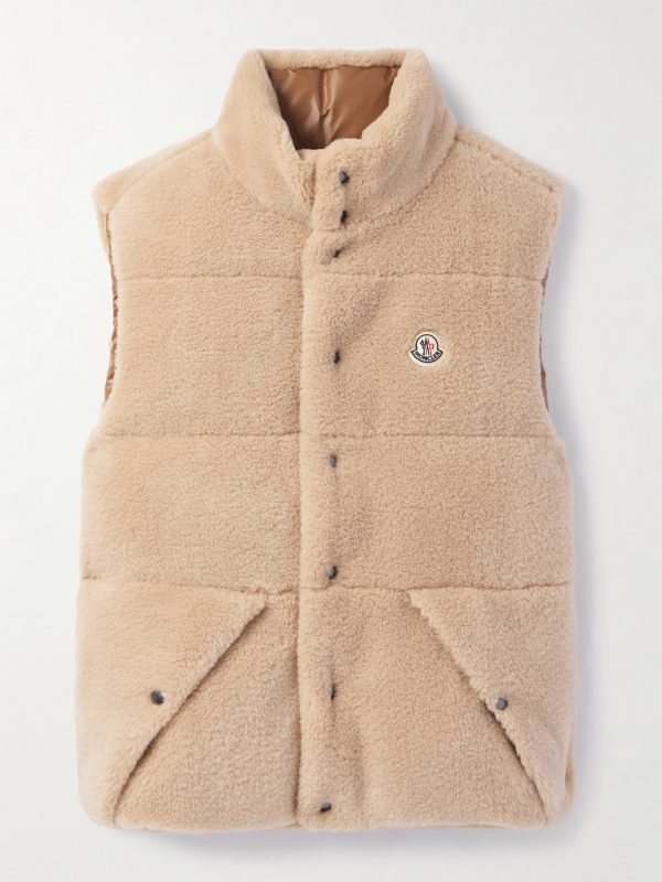 Colbricon Reversible Quilting Fleece and Shell Down Vest Colbricon Reversible Quilting Fleece and Shell Down Vest