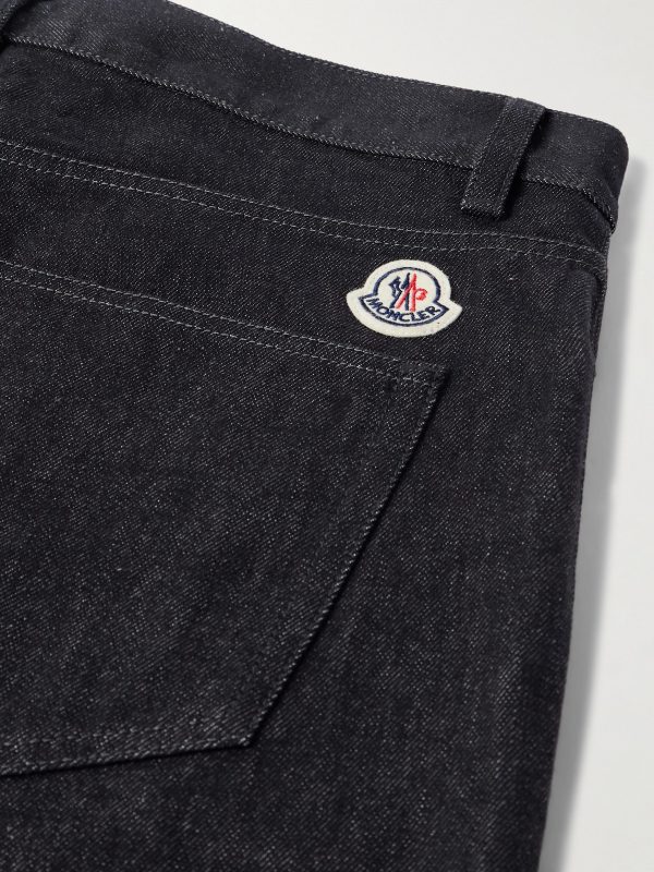Straight-Leg Logo-Appliquéd Jeans - CU Straight-Leg Logo-Appliquéd Jeans - CU
