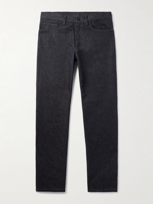 Straight-Leg Logo-Appliquéd Jeans Straight-Leg Logo-Appliquéd Jeans