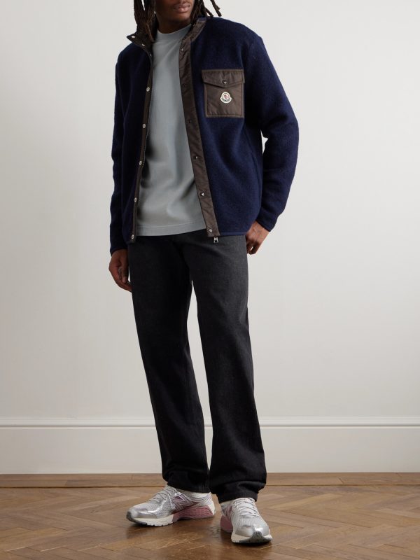 Straight-Leg Logo-Appliquéd Jeans - OU Straight-Leg Logo-Appliquéd Jeans - OU