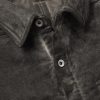 Padded Garment-Dyed Cotton-Moleskin Overshirt - CU Padded Garment-Dyed Cotton-Moleskin Overshirt - CU