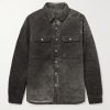 Padded Garment-Dyed Cotton-Moleskin Overshirt Padded Garment-Dyed Cotton-Moleskin Overshirt