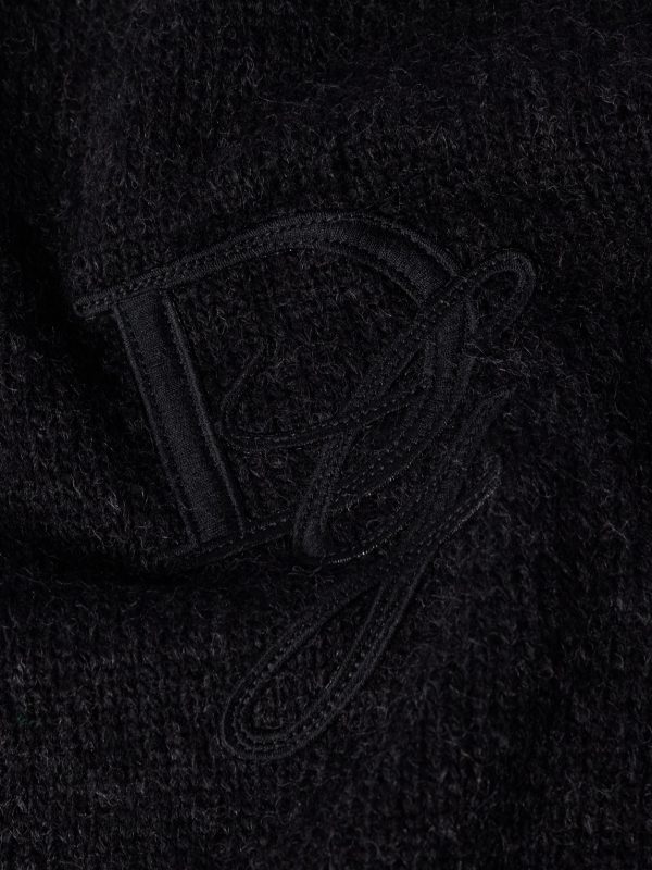 Logo-Appliquéd Knitted Polo Shirt - CU Logo-Appliquéd Knitted Polo Shirt - CU