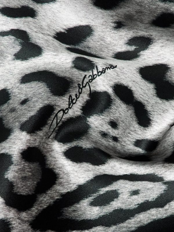 Oversized Leopard-Print Silk Shirt - CU