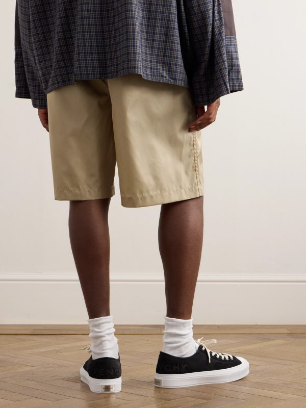 Straight-Leg Shell Shorts - BK Straight-Leg Shell Shorts - BK