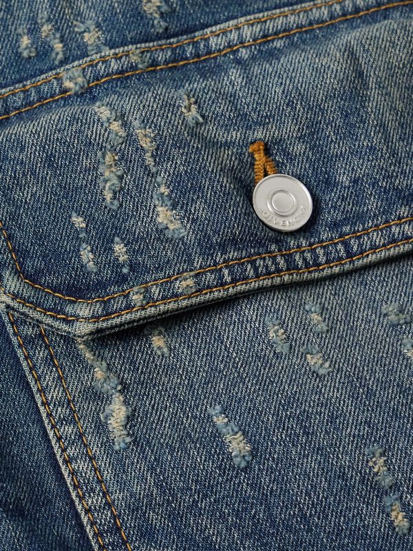 Distressed Denim Jacket - CU