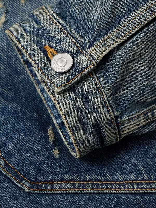 Distressed Denim Jacket - E1