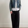 Distressed Denim Jacket - OU