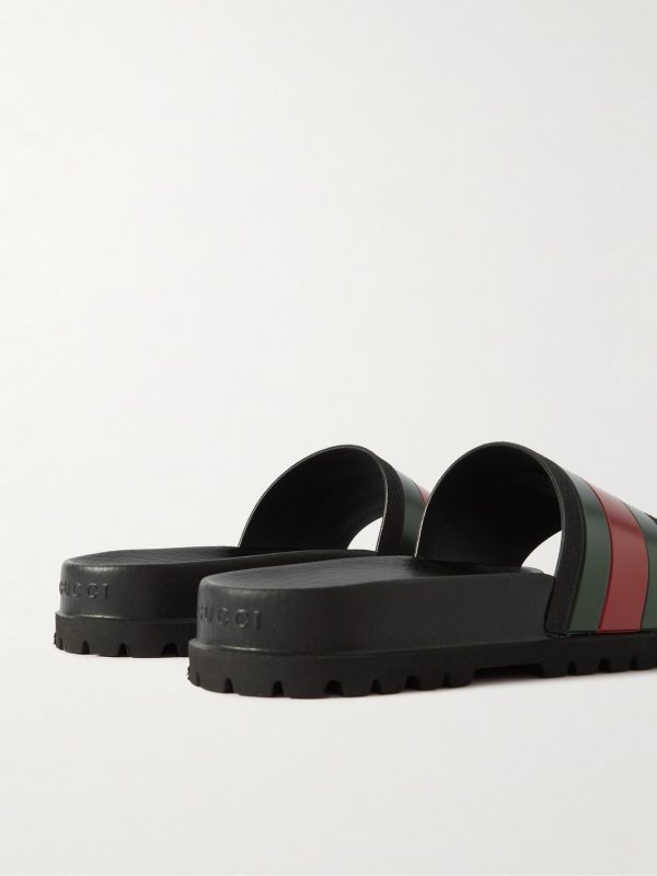 Pursuittreck Striped Rubber Slides - BK Pursuittreck Striped Rubber Slides - BK