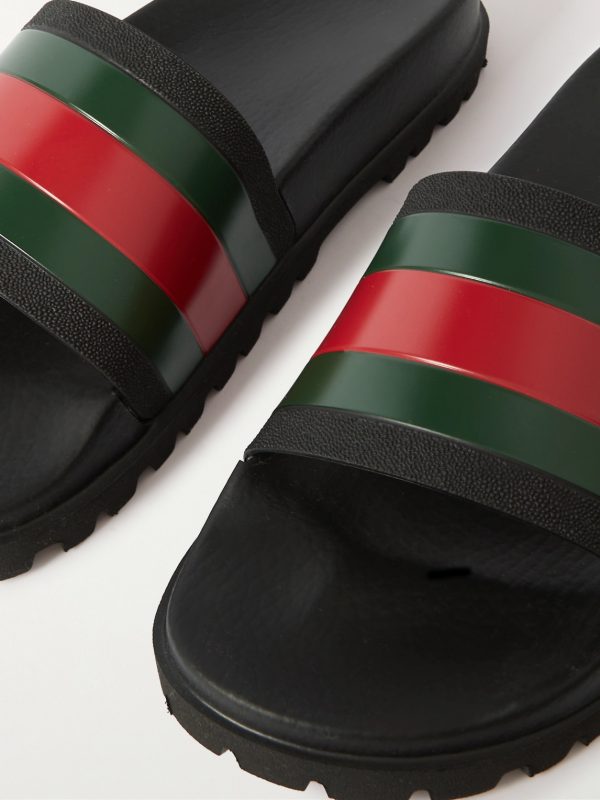 Pursuittreck Striped Rubber Slides - CU Pursuittreck Striped Rubber Slides - CU