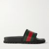 Pursuittreck Striped Rubber Slides Pursuittreck Striped Rubber Slides