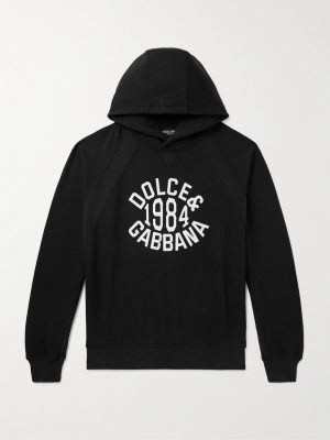Logo-Print Cotton-Jersey Hoodie
