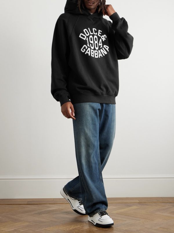 Logo-Print Cotton-Jersey Hoodie - OU