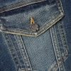 Logo-Appliquéd Washed-Denim Jacket - E1