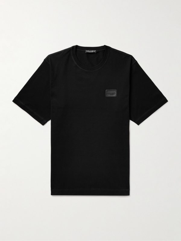 Logo-Appliquéd Cotton-Jersey T-Shirt Logo-Appliquéd Cotton-Jersey T-Shirt