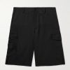 Wide-Leg Linen Cargo Shorts Wide-Leg Linen Cargo Shorts