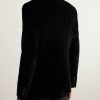 Silk-Trimmed Cotton-Blend Velvet Tuxedo Jacket - BK Silk-Trimmed Cotton-Blend Velvet Tuxedo Jacket - BK