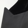 Silk-Trimmed Cotton-Blend Velvet Tuxedo Jacket - E1 Silk-Trimmed Cotton-Blend Velvet Tuxedo Jacket - E1