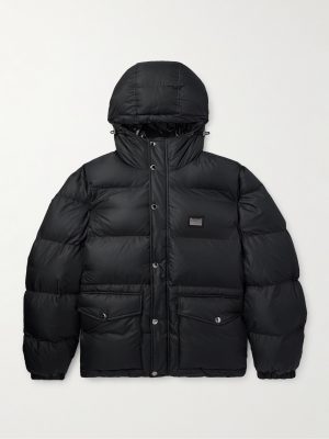 Logo-Appliquéd Padded Shell Jacket