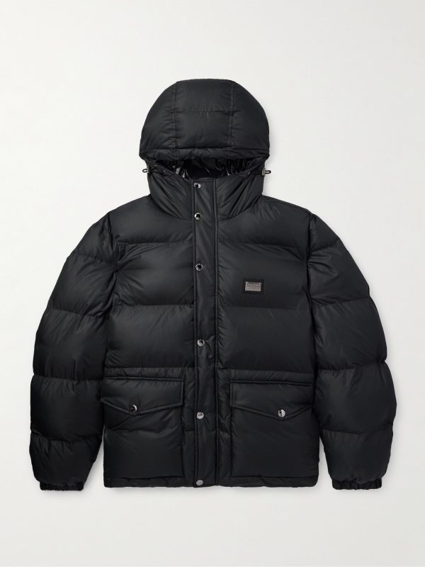 Logo-Appliquéd Padded Shell Jacket