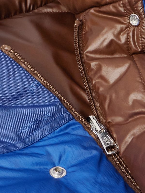 Reversible Convertible Canvas-Trimmed Quilted Shell Down Jacket - CU Reversible Convertible Canvas-Trimmed Quilted Shell Down Jacket - CU