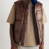 Reversible Convertible Canvas-Trimmed Quilted Shell Down Jacket - E2 Reversible Convertible Canvas-Trimmed Quilted Shell Down Jacket - E2