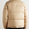 Reversible Convertible Canvas-Trimmed Quilted Shell Down Jacket - BK Reversible Convertible Canvas-Trimmed Quilted Shell Down Jacket - BK