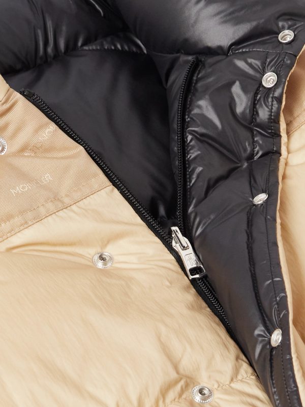 Reversible Convertible Canvas-Trimmed Quilted Shell Down Jacket - CU Reversible Convertible Canvas-Trimmed Quilted Shell Down Jacket - CU