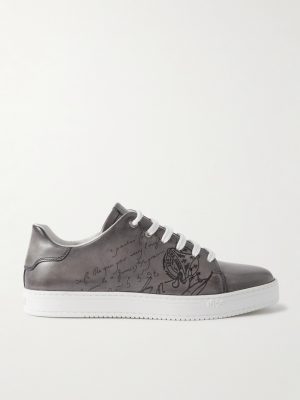 The Playtime Scritto Venezia Leather Sneakers