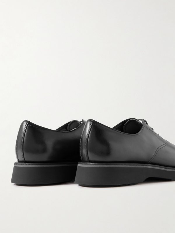 Alessio Leather Derby Shoes - BK Alessio Leather Derby Shoes - BK