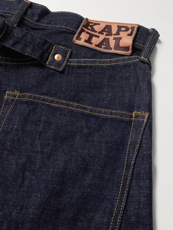 Slim-Fit Crochet-Trimmed Jeans - CU Slim-Fit Crochet-Trimmed Jeans - CU