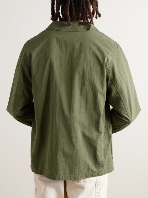 Cotton-Blend Ripstop Jacket - BK