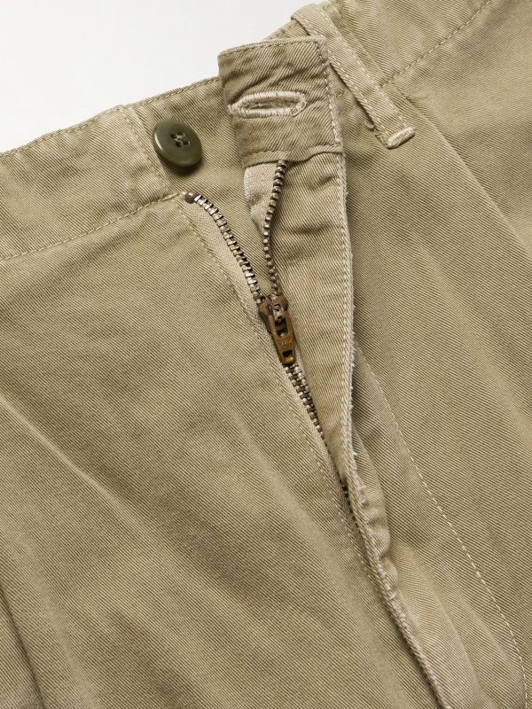Katsuragi Tapered Appliquéd Distressed Cotton-Twill Trousers - E1 Katsuragi Tapered Appliquéd Distressed Cotton-Twill Trousers - E1