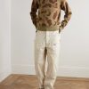 Lumber Straight-Leg Embroidered Cotton-Canvas Cargo Trousers - OU