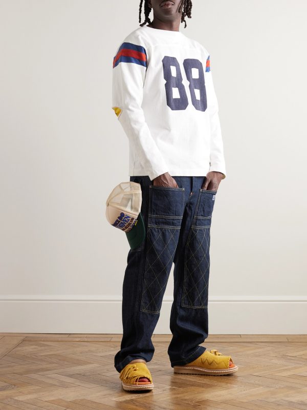 Lumber Straight-Leg Panelled Jeans - OU Lumber Straight-Leg Panelled Jeans - OU
