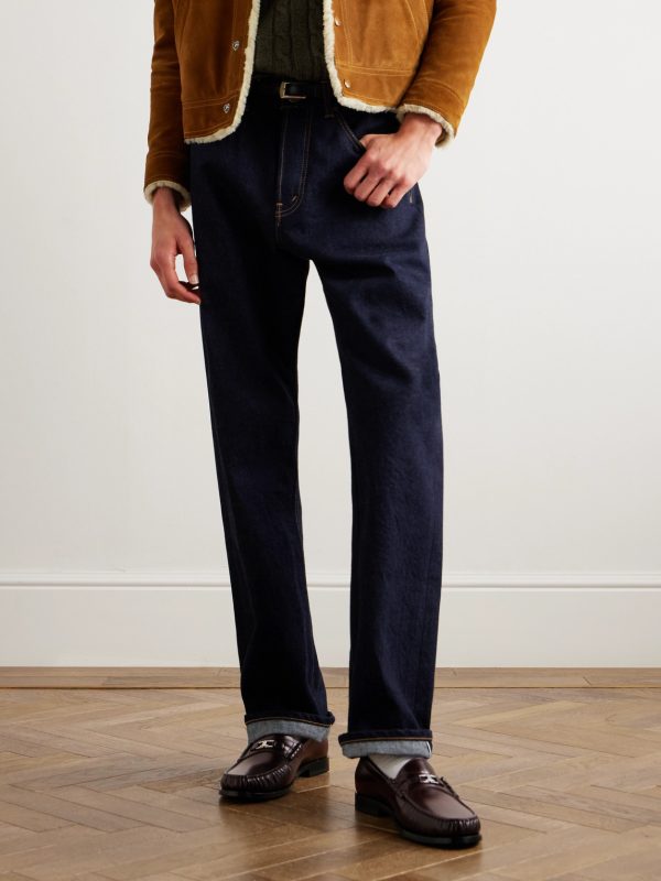 Luco Logo-Embellished Polished-Leather Loafers - OU Luco Logo-Embellished Polished-Leather Loafers - OU