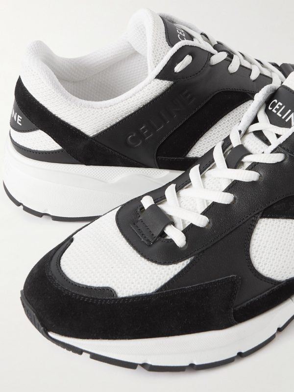 Leather, Suede and Mesh Sneakers - CU Leather, Suede and Mesh Sneakers - CU
