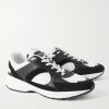 Leather, Suede and Mesh Sneakers - FR Leather, Suede and Mesh Sneakers - FR