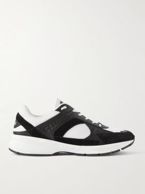 Leather, Suede and Mesh Sneakers Leather, Suede and Mesh Sneakers
