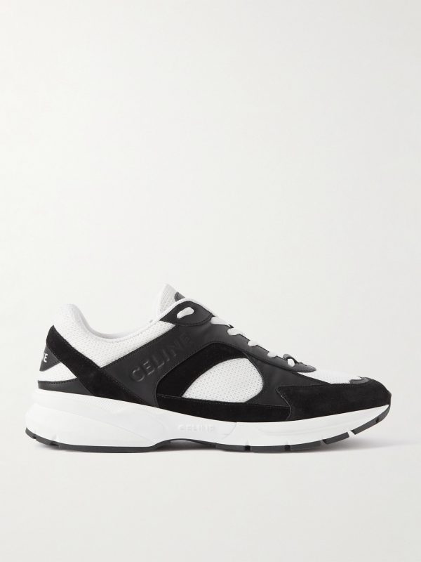 Leather, Suede and Mesh Sneakers Leather, Suede and Mesh Sneakers