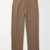Straight-Leg Embellished Wool Trousers Straight-Leg Embellished Wool Trousers